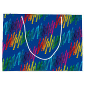 Crayons Kids Birthday Art Groot Cadeauzakje (Achterkant)