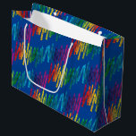 Crayons Kids Birthday Art Groot Cadeauzakje<br><div class="desc">Het ontwerp van een feestdag voor de Cute crayons is geweldig voor een kunstfeest voor een eerste verjaardag of een peuter- of kinderfeestje! Kleurrijk en leuk met een regenboog van krijtjes!</div>