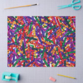 Crayons Kinder Crayon Ontworpen achtergrond Tissuepapier (Craft)