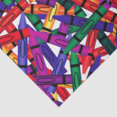 Crayons Kinder Crayon Ontworpen achtergrond Tissuepapier (Detail)