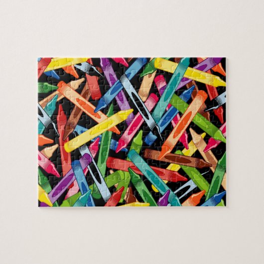 Crayons Legpuzzel (Horizontaal)