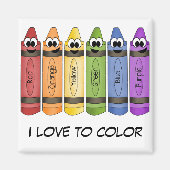 Crayons Magneet (Voorkant)