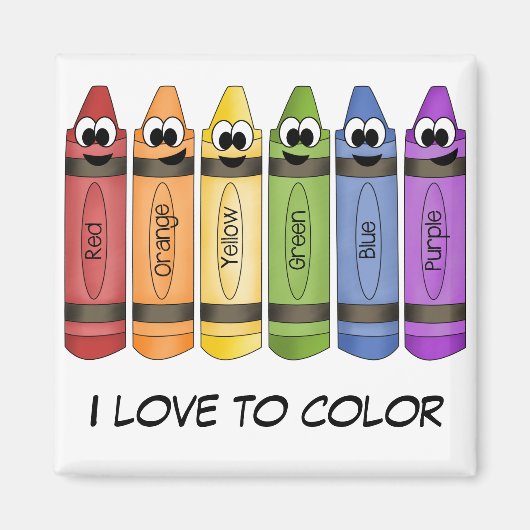 Crayons Magneet (Voorkant)
