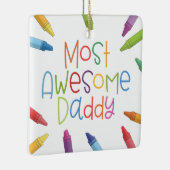 Crayons Meest Geweldige papa Typografie | ORNAMENT (Rechts)