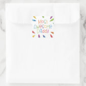 Crayons meest Geweldige papa typografie | Sticker (Tas)