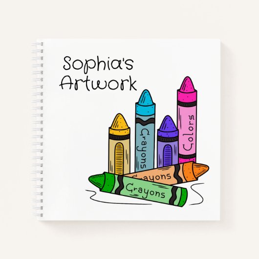 Crayons Notitieboek (Voorkant)