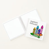 Crayons Notitieboek (Binnen)