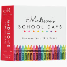 Crayons Personalized School Years Foto Keepomwille