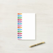 Crayons Post-it® Notes (Op bureau)