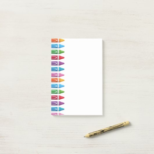 Crayons Post-it® Notes (Op bureau)