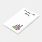 Crayons Post-it® Notes (Schuin)