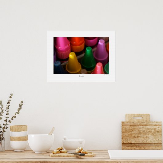 Crayons Poster (Keuken)