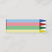 Crayons - Skinny Mini Visitekaartje (Achterkant)