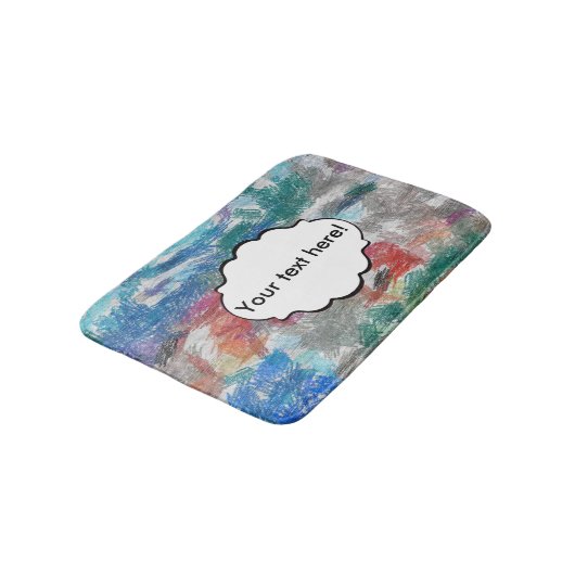 Crayons textuur badmat (Gekanteld)