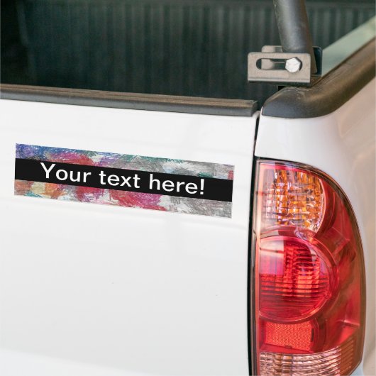 Crayons textuur bumpersticker (Op Truck)