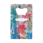 Crayons textuur creditkaart flessenopener (Voorkant)