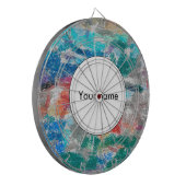 Crayons textuur dartbord (Voorkant Links)