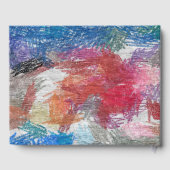 Crayons textuur gastenboek (Achterkant)