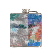 Crayons textuur heupfles (Achterkant)