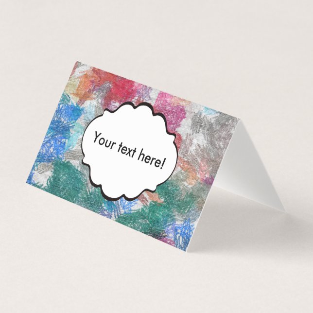 Crayons textuur kaart (Voorkant)