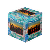 Crayons textuur kubus (Achter hoekig)