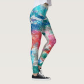 Crayons textuur leggings (Rechts)