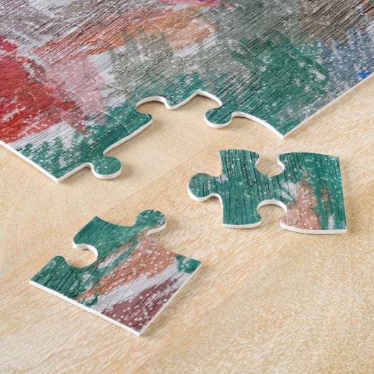 Crayons textuur legpuzzel (Zijkant)