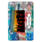 Crayons textuur magneet (Verticaal)