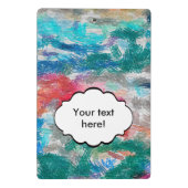 Crayons textuur mini klembord (Achterkant)