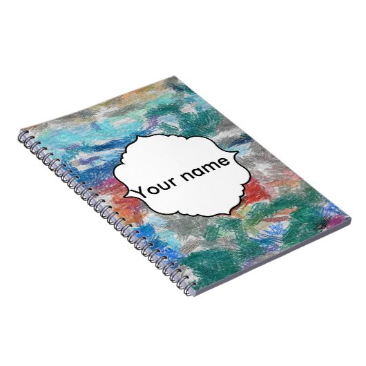 Crayons textuur notitieboek (Rechterzijde)