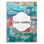 Crayons textuur notitieboek (Voorkant)