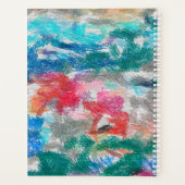 Crayons textuur planner (Achterkant)