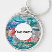 Crayons textuur sleutelhanger (Voorkant)