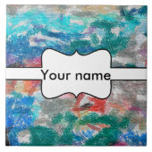 Crayons textuur tegeltje (Voorkant)