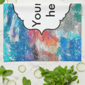 Crayons textuur theedoek (Gevouwen)