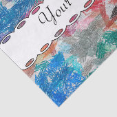 Crayons textuur tissuepapier (Detail)