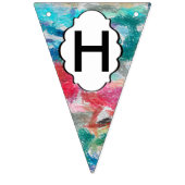 Crayons textuur vlaggetjes (Tweede vlag)