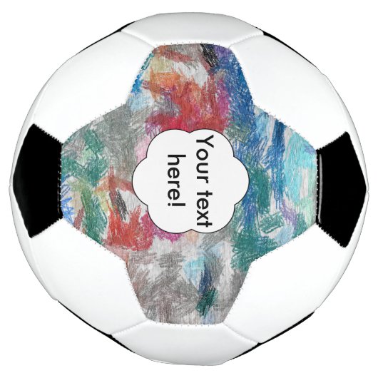Crayons textuur voetbal (Gedraaid)