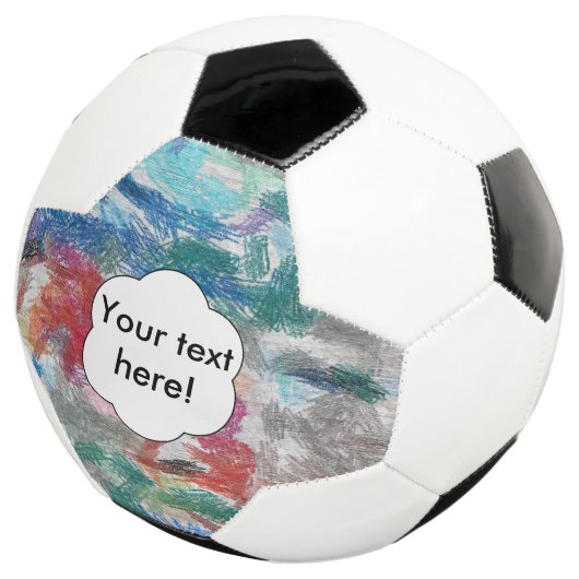 Crayons textuur voetbal (Drie kwart)