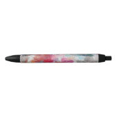 Crayons textuur zwarte inkt pen (Voorkant)