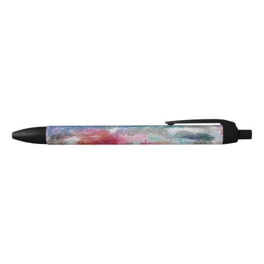 Crayons textuur zwarte inkt pen (Bovenkant)