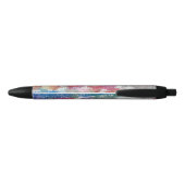 Crayons textuur zwarte inkt pen (Achterkant)