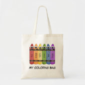 Crayons Tote Bag (Voorkant)