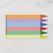 Crayons - Zakelijk Visitekaartje (Achterkant)