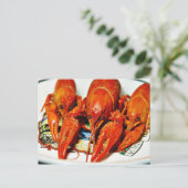 Craytfish Crawdads Briefkaart (Staand voorkant)