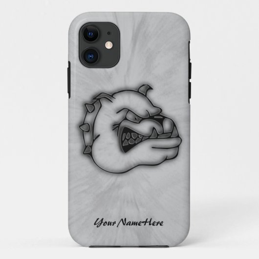 Crazed Bulldog iPhone 5 Hoesje (Achterkant)