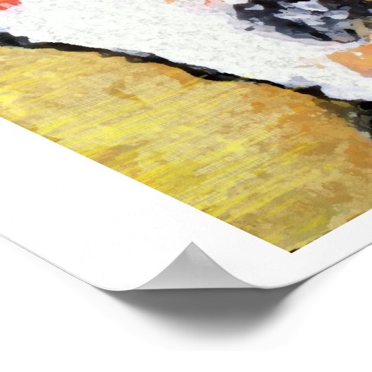 Crazed Calico Art Print (Hoek)