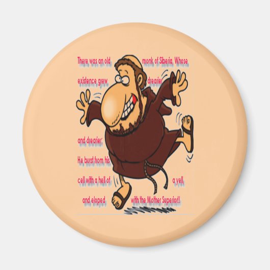 Crazed Siberian Monk elopels met moeder Superior Magneet (Voorkant)