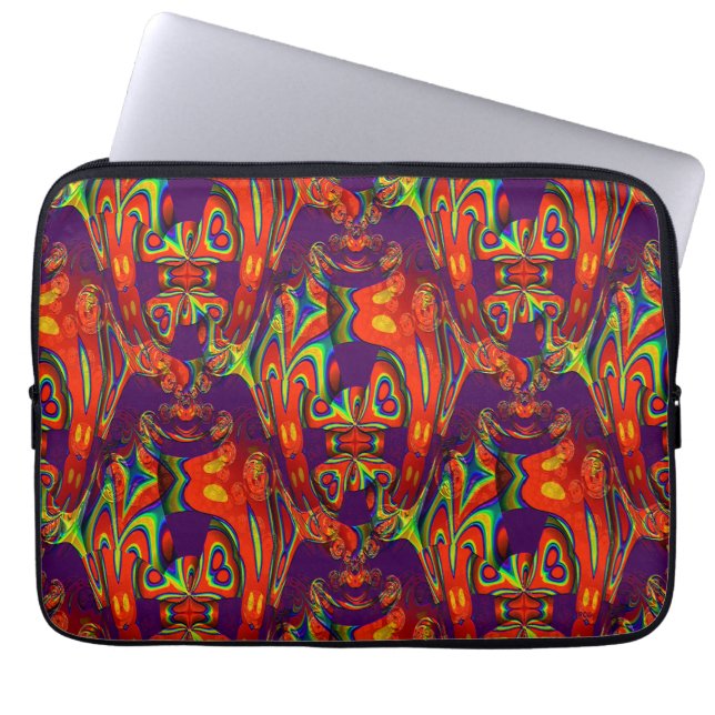 Crazee Fun Tijden...... Laptop Sleeve (Voorkant)