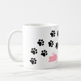 Craziest Award voor gekke kat Lady Paw print Funny Koffiemok